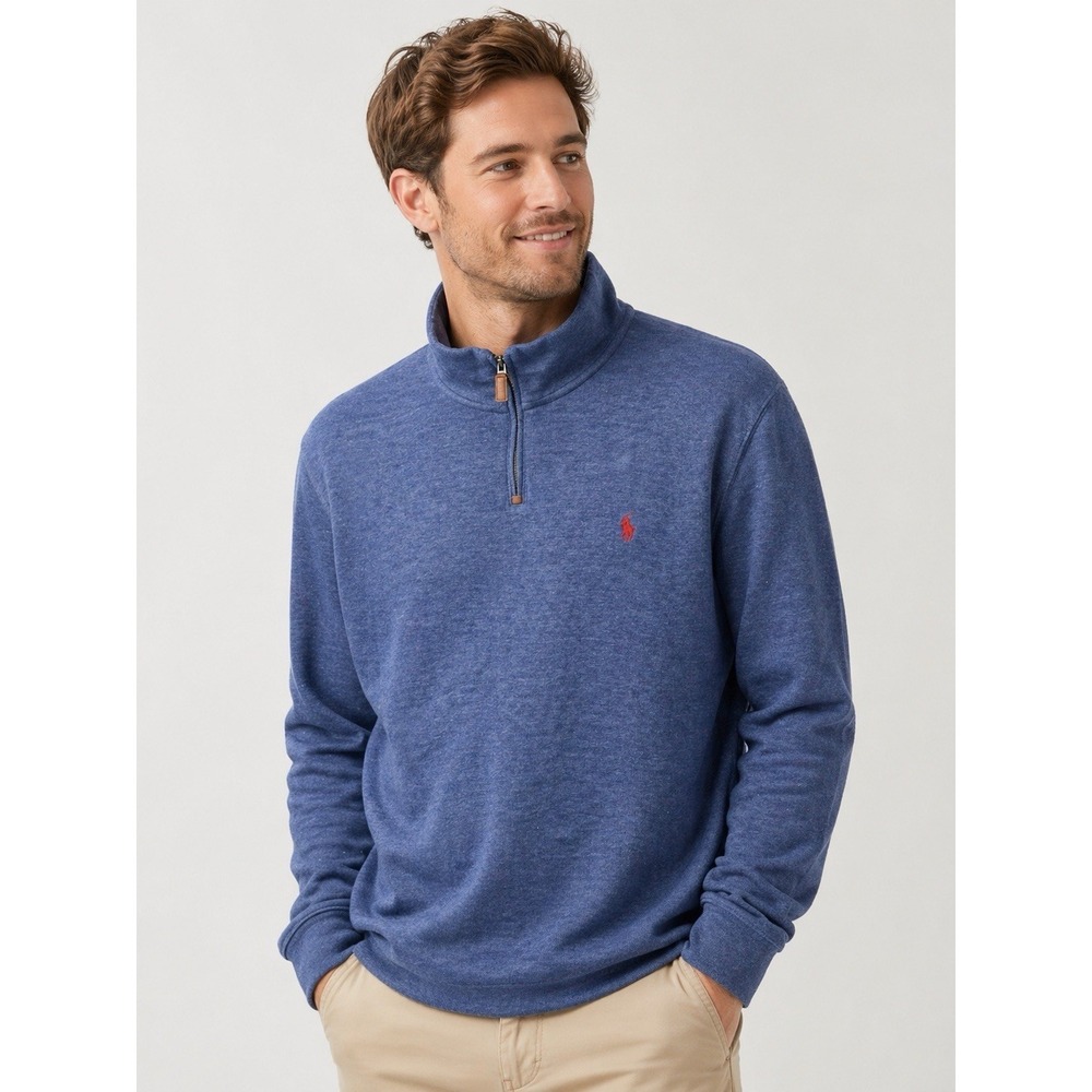 Polo Ralph Lauren Men's 1/4 Zip Pullover Long Sleeve Jacket Size XL